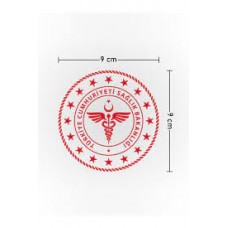 Sağlık Çalışanları Resmi Göğüs Arması 100 lü set